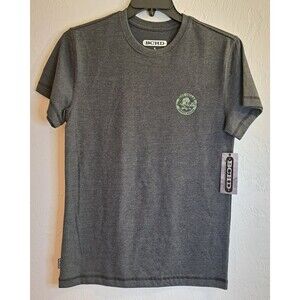 BCHD Men's NWT Grey Skull Graphic Crew Neck Tee S Mechanic Tradesman Work Grit